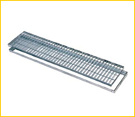 griglie zincate con telaio