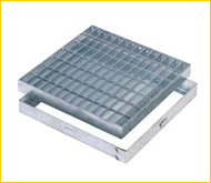 griglie zincate con telaio