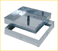 griglie zincate con telaio